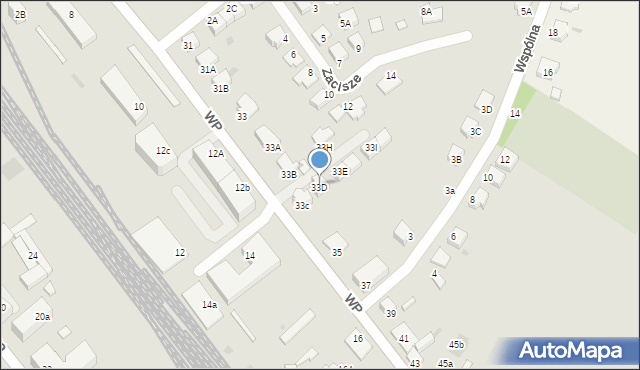 Aleksandrów Kujawski, Wojska Polskiego, 33d, mapa Aleksandrów Kujawski