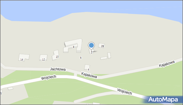 Augustów, Wojciech, 2, mapa Augustów