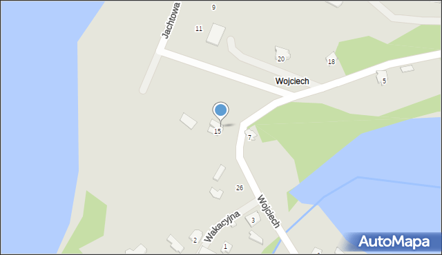 Augustów, Wojciech, 22, mapa Augustów