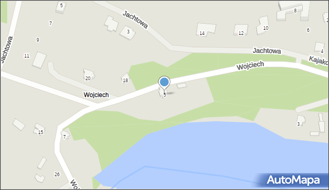 Augustów, Wojciech, 5, mapa Augustów