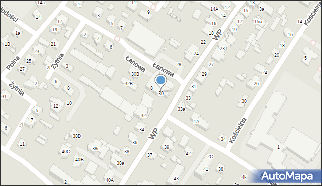 Augustów, Wojska Polskiego, 30, mapa Augustów