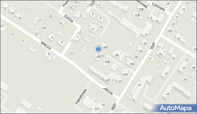 Augustów, Wojska Polskiego, 40C, mapa Augustów