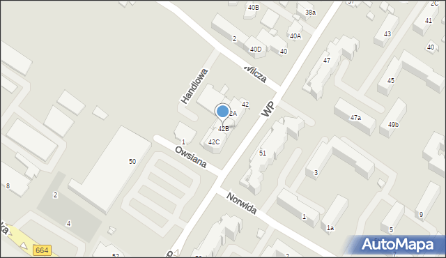 Augustów, Wojska Polskiego, 42B, mapa Augustów