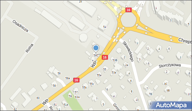 Augustów, Wojska Polskiego, 54C, mapa Augustów