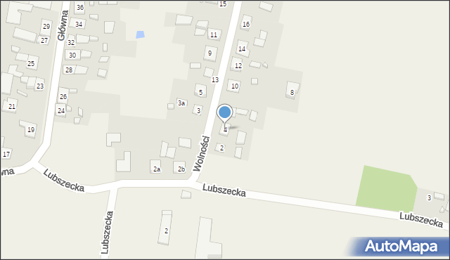Babienica, Wolności, 4, mapa Babienica