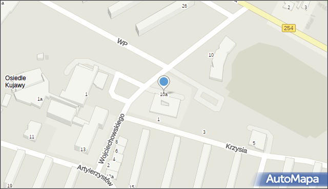 Barcin, Wojciechowskiego Jakuba, 10a, mapa Barcin