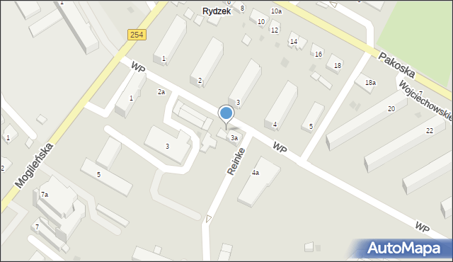 Barcin, Wojska Polskiego, 3b, mapa Barcin