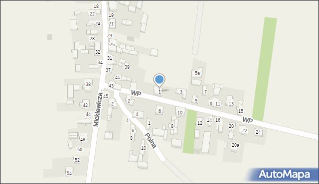 Barczkowice, Wojska Polskiego, 1, mapa Barczkowice