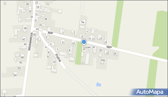 Barczkowice, Wojska Polskiego, 12, mapa Barczkowice