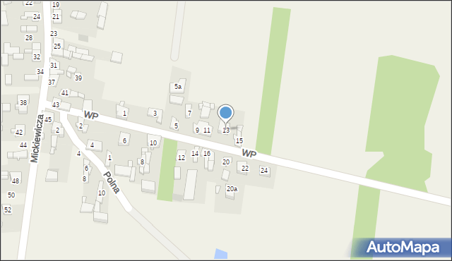Barczkowice, Wojska Polskiego, 13, mapa Barczkowice