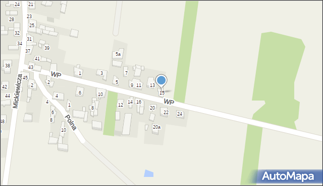 Barczkowice, Wojska Polskiego, 15, mapa Barczkowice