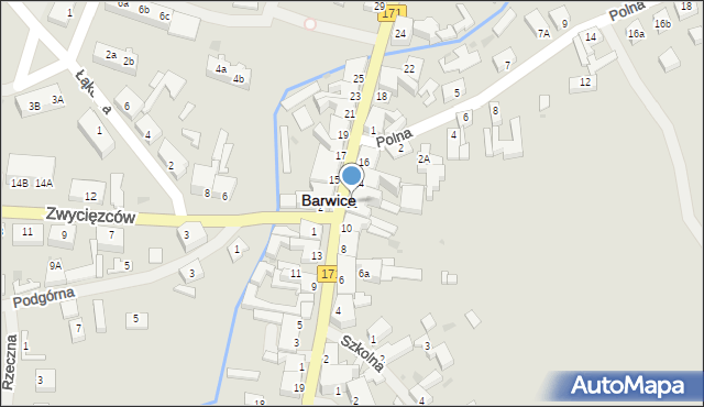 Barwice, Wojska Polskiego, 12, mapa Barwice