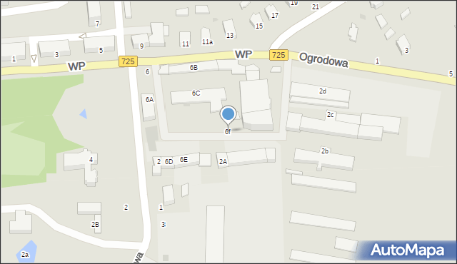 Biała Rawska, Wojska Polskiego, 6f, mapa Biała Rawska