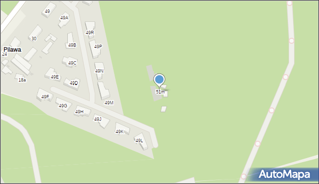 Białobrzegi, Wojska Polskiego, 51m, mapa Białobrzegi