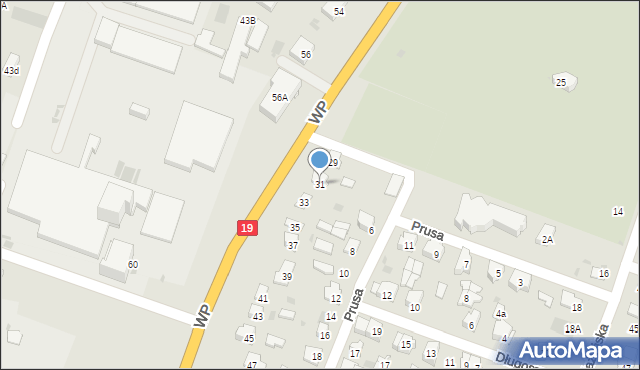 Bielsk Podlaski, Wojska Polskiego, 31, mapa Bielsk Podlaski