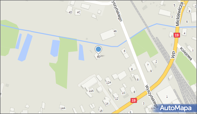 Bielsk Podlaski, Wojska Polskiego, 6D, mapa Bielsk Podlaski