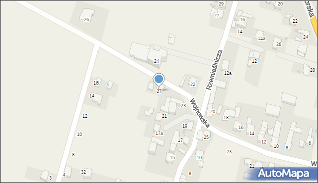 Bieńkowice, Wojnowska, 27, mapa Bieńkowice