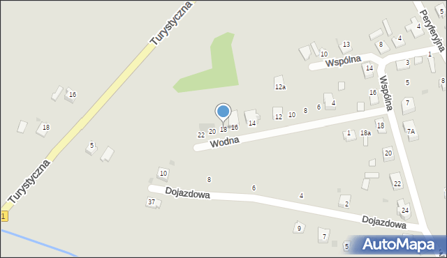 Bieruń, Wodna, 18, mapa Bieruń