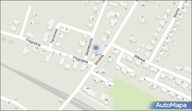 Bierutów, Wodna, 19, mapa Bierutów