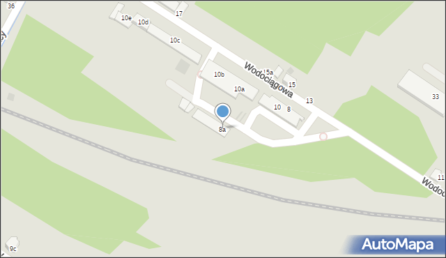 Bochnia, Wodociągowa, 8a, mapa Bochni