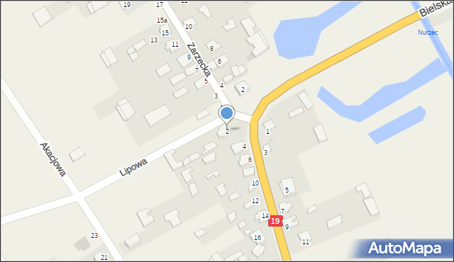 Boćki, Wojska Polskiego, 2, mapa Boćki