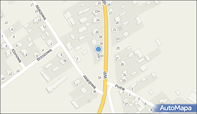 Boćki, Wojska Polskiego, 32, mapa Boćki