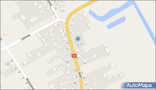 Boćki, Wojska Polskiego, 5, mapa Boćki