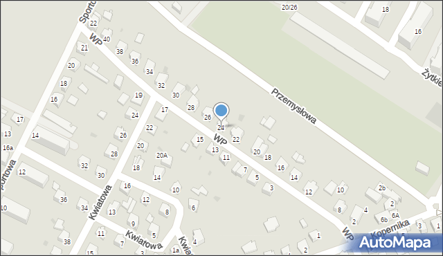 Boguchwała, Wojska Polskiego, 24, mapa Boguchwała