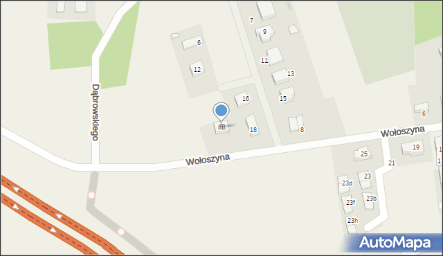 Bojano, Wołoszyna Józefa, 8B, mapa Bojano