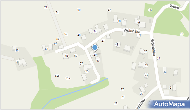 Bolechowice, Wolańska, 49, mapa Bolechowice