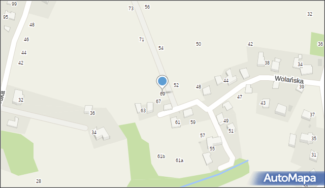 Bolechowice, Wolańska, 69, mapa Bolechowice