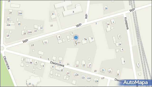 Bolechowo-Osiedle, Wojska Polskiego, 7a, mapa Bolechowo-Osiedle