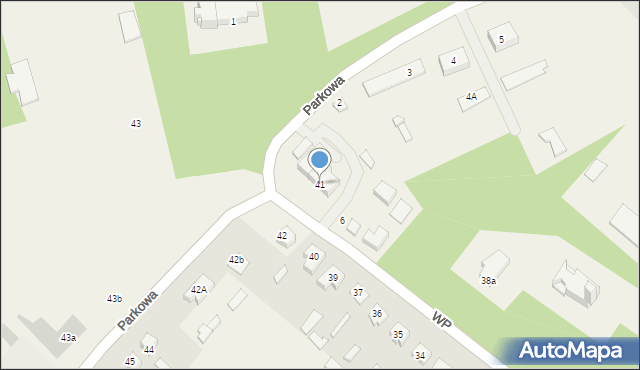 Borki, Wojska Polskiego, 41, mapa Borki