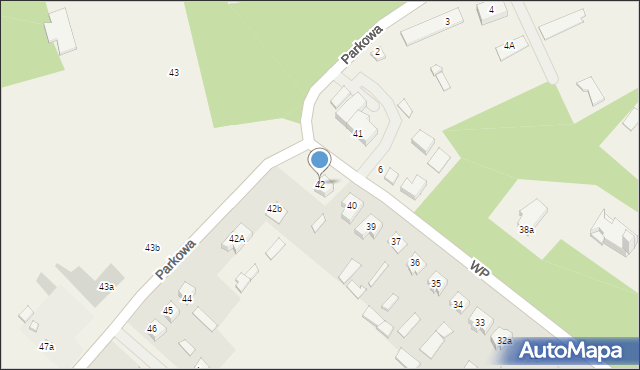 Borki, Wojska Polskiego, 42, mapa Borki