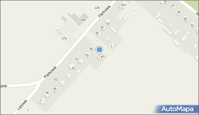 Borki, Wojska Polskiego, 49, mapa Borki