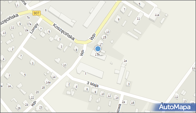 Boronów, Wojska Polskiego, 19, mapa Boronów