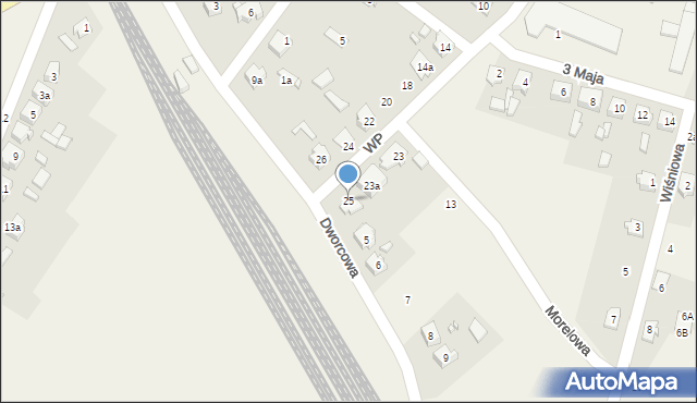 Boronów, Wojska Polskiego, 25, mapa Boronów