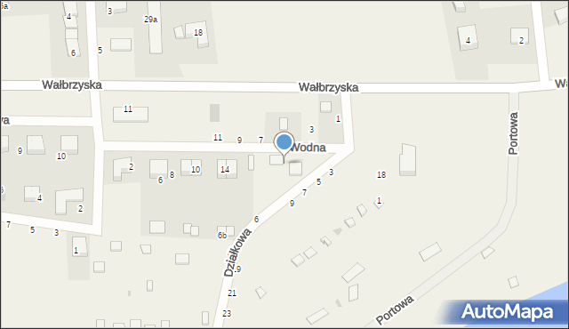 Borzygniew, Wodna, 22, mapa Borzygniew