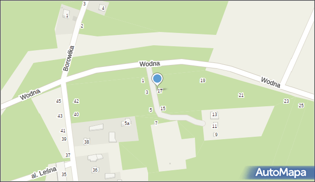 Bronisławów, Wodna, 17/19, mapa Bronisławów