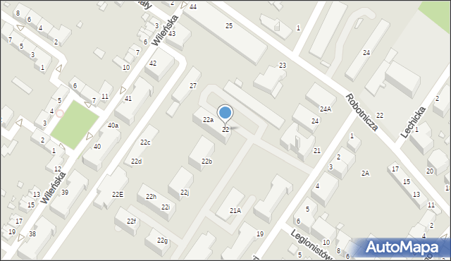 Brzeg, Wolności, 22, mapa Brzeg