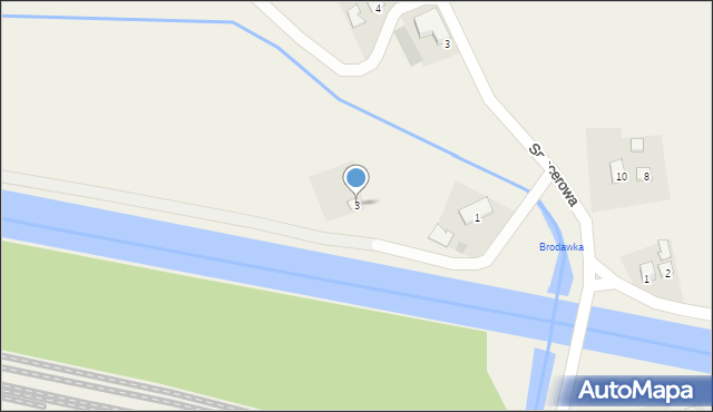 Brzeźnica, Wodna, 3, mapa Brzeźnica