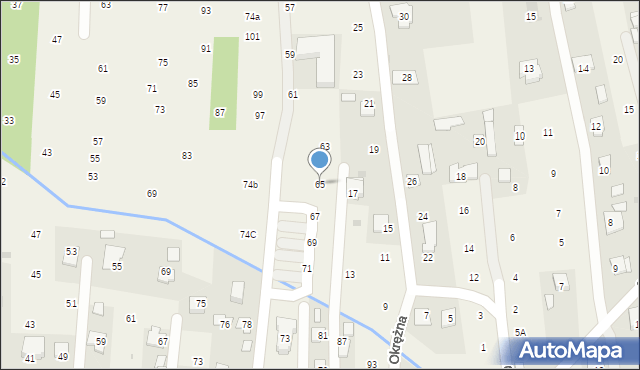 Brzozówka, Wody Stanisława, ks., 65, mapa Brzozówka