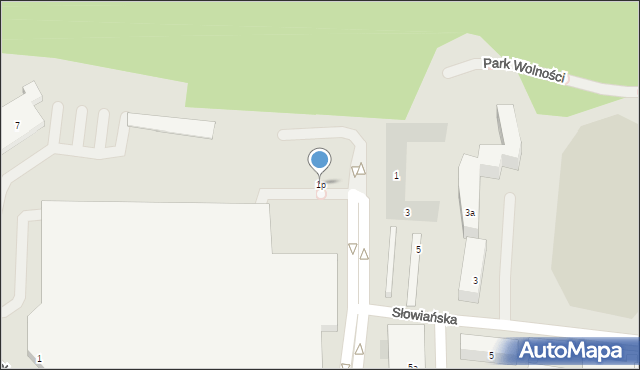 Bydgoszcz, Wojska Polskiego, 1p, mapa Bydgoszczy