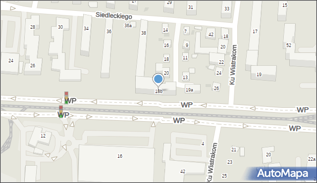 Bydgoszcz, Wojska Polskiego, 18b, mapa Bydgoszczy