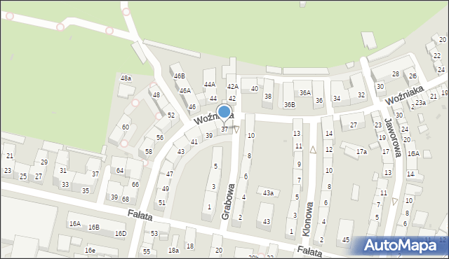 Bytom, Woźniaka Piotra, 37, mapa Bytomia