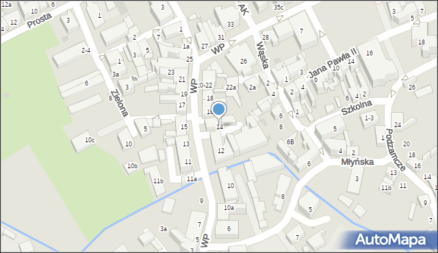 Bytów, Wojska Polskiego, 14, mapa Bytów