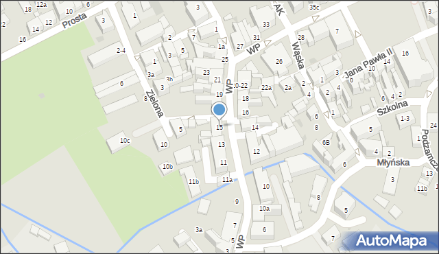 Bytów, Wojska Polskiego, 15, mapa Bytów