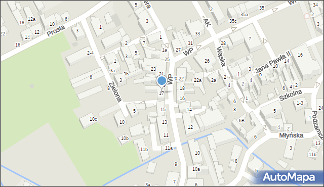 Bytów, Wojska Polskiego, 17, mapa Bytów