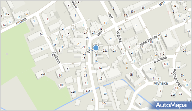 Bytów, Wojska Polskiego, 18, mapa Bytów