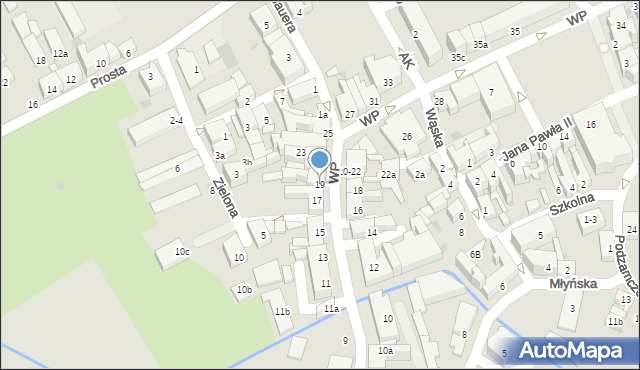 Bytów, Wojska Polskiego, 19, mapa Bytów